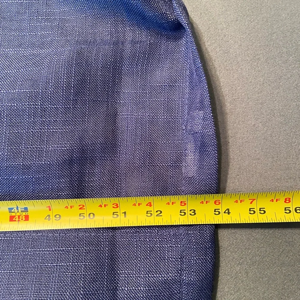 Curtain Panels 2, Blue sheer panels with dark silver grommets,‎ 72” x 54” each